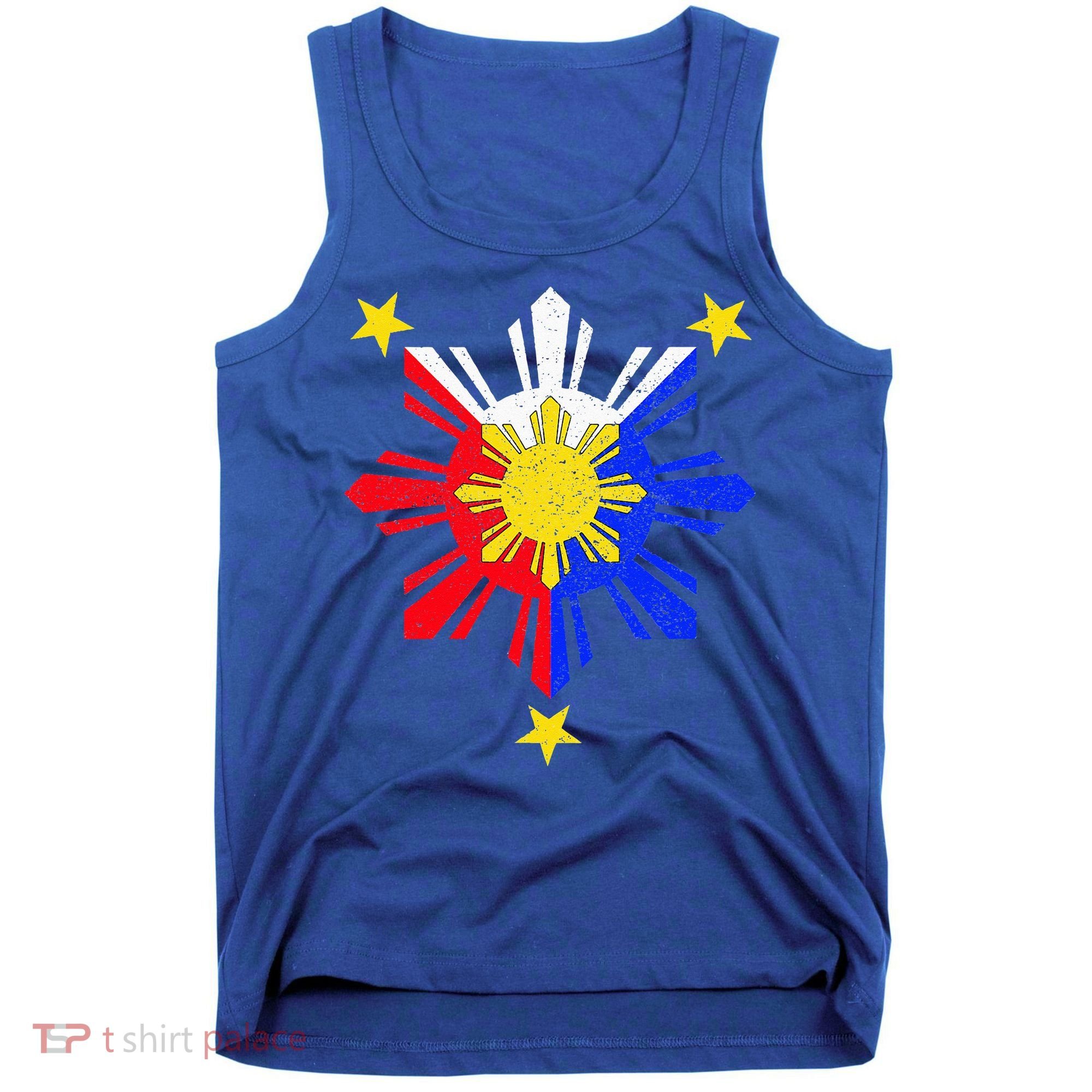 Pinoy Filipino Philippine Flag Sun Tank Top
