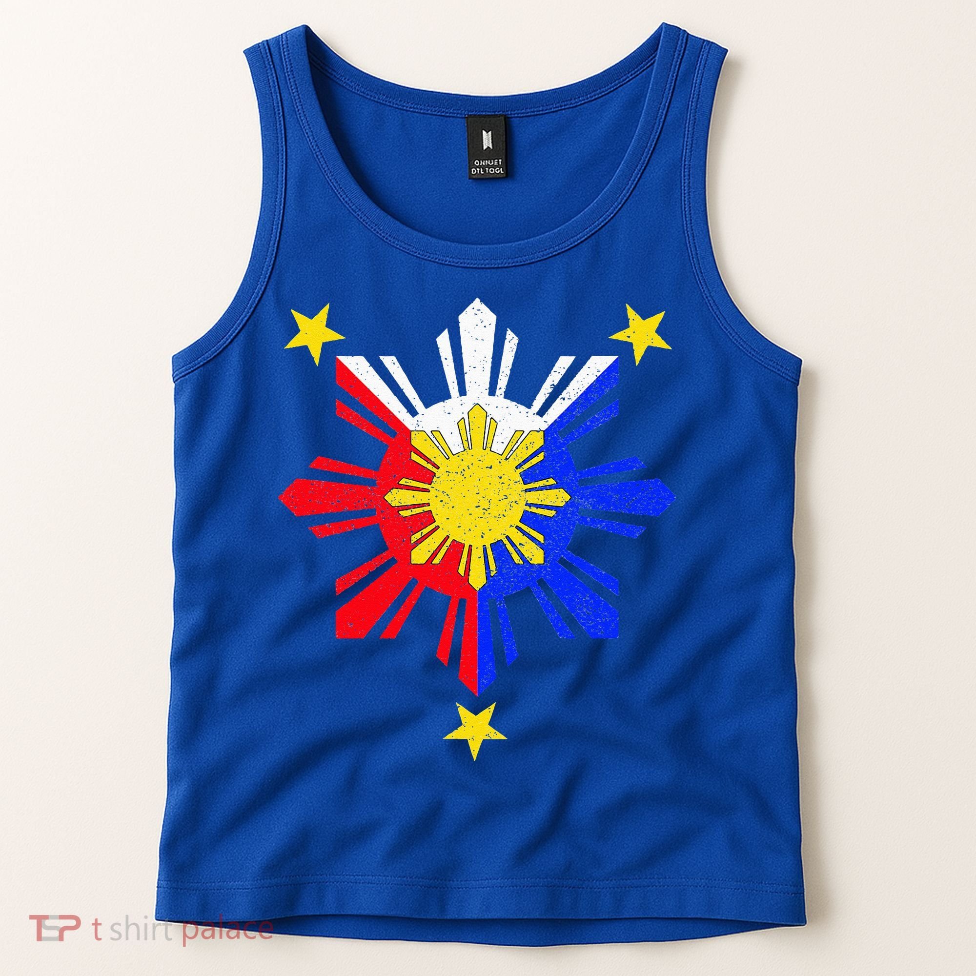 Pinoy Filipino Philippine Flag Sun Tank Top