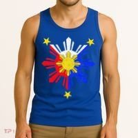 Pinoy Filipino Philippine Flag Sun Tank Top thumb 3