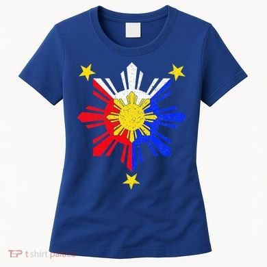 Pinoy Filipino Philippine Flag Sun Women's T-Shirt