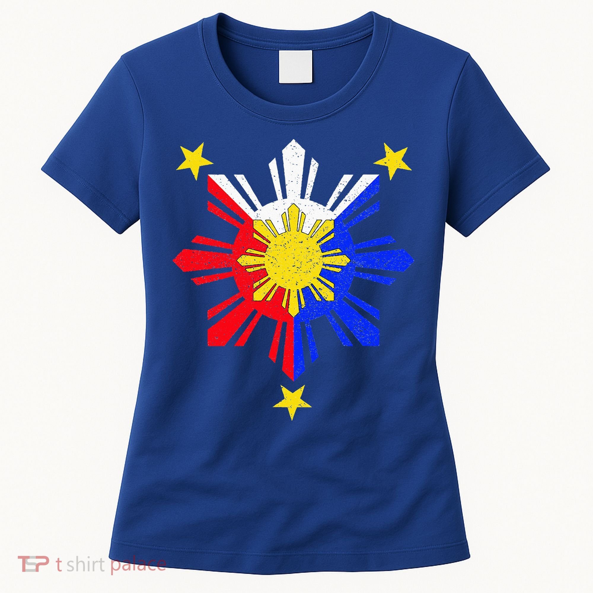 Pinoy Filipino Philippine Flag Sun Women's T-Shirt