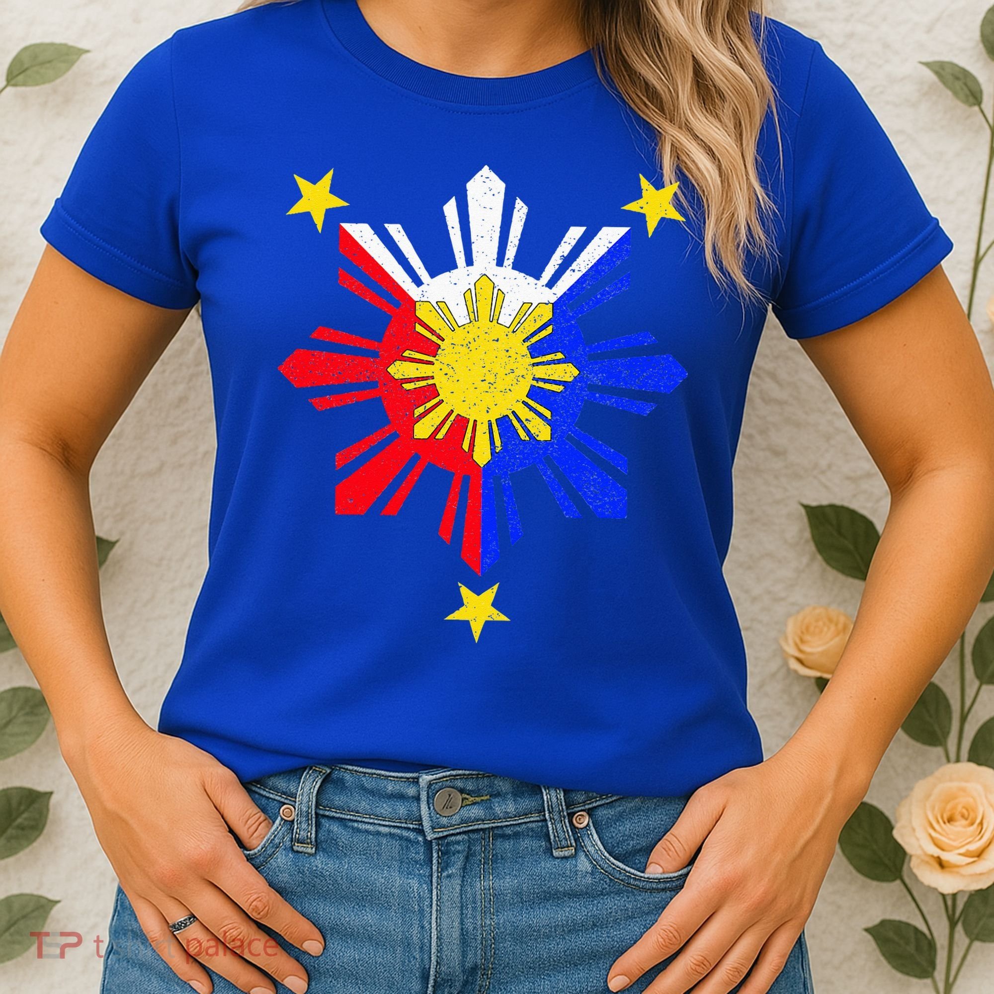 Pinoy Filipino Philippine Flag Sun Women's T-Shirt