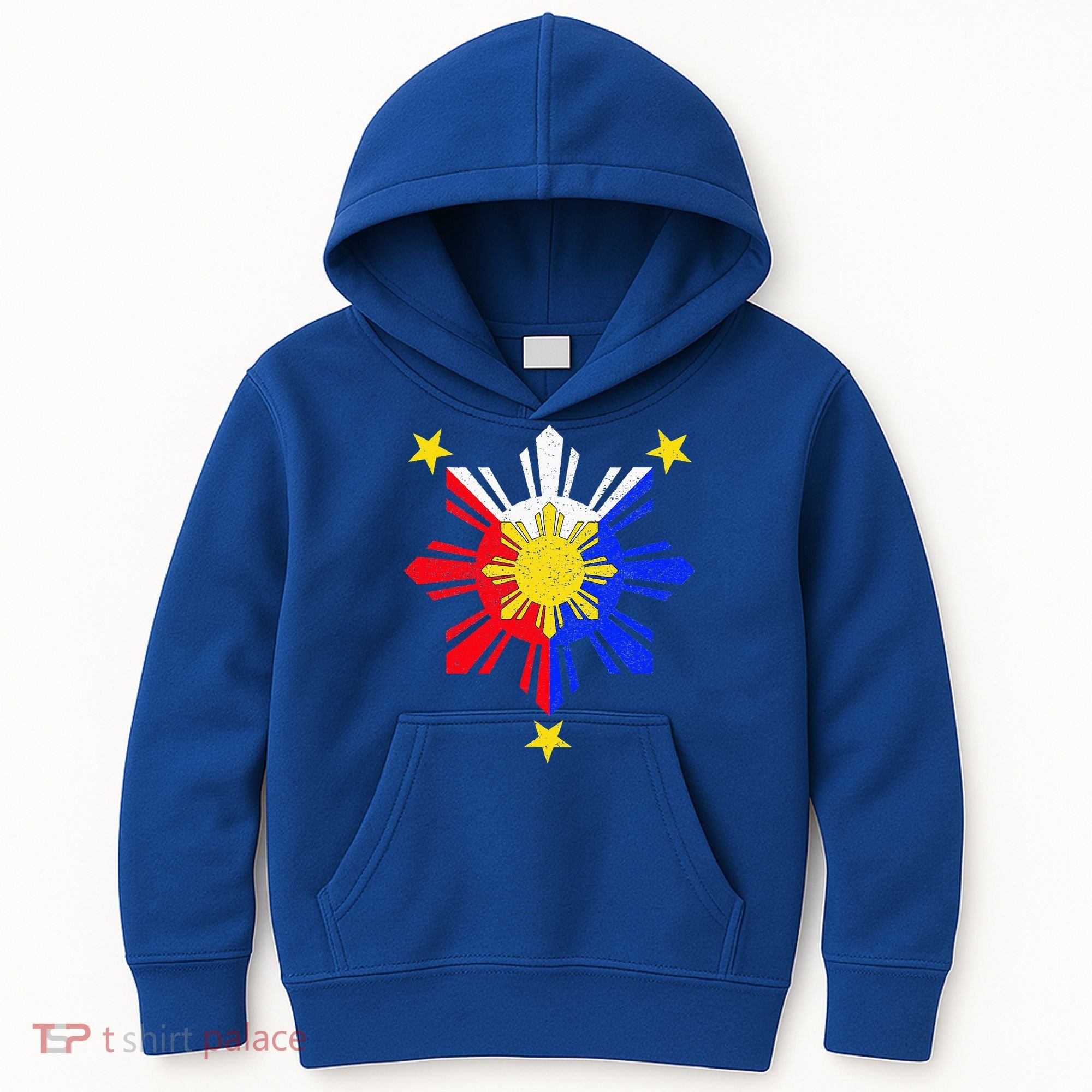 Pinoy Filipino Philippine Flag Sun Kids Hoodie