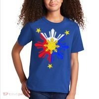 Pinoy Filipino Philippine Flag Sun Kids T-Shirt thumb 2
