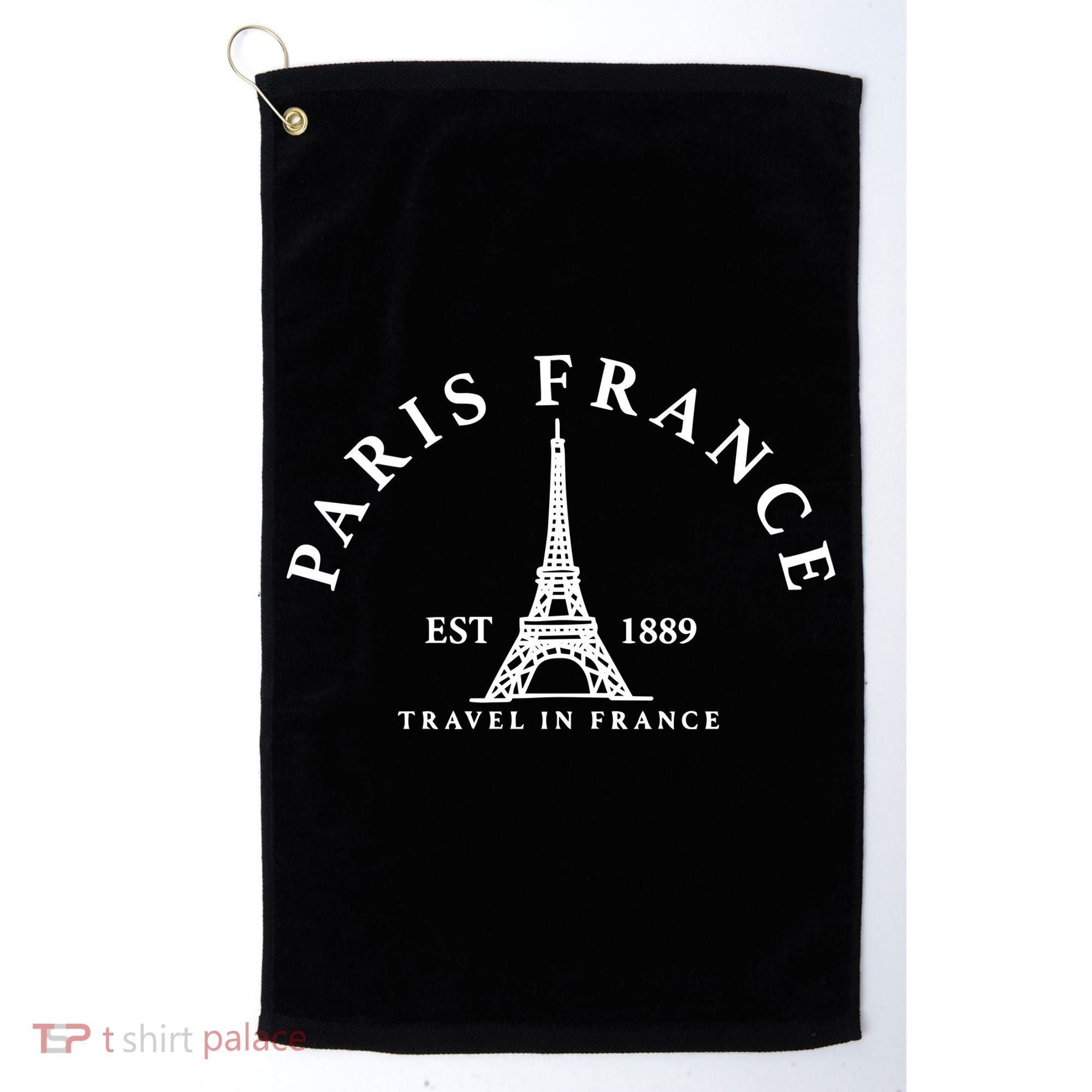 Paris France Golf Towel
