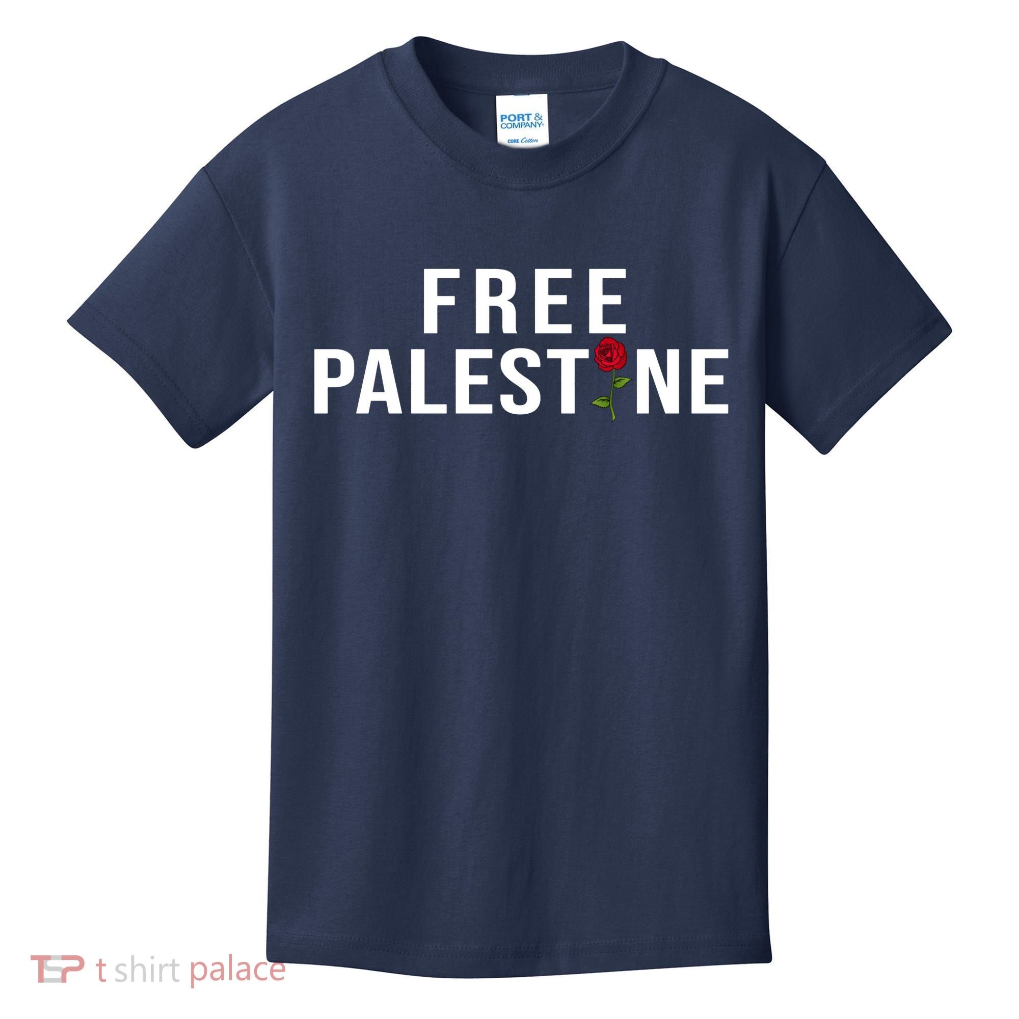 Palestine Free Palestine Free Gaza Palestine Kids T-Shirt