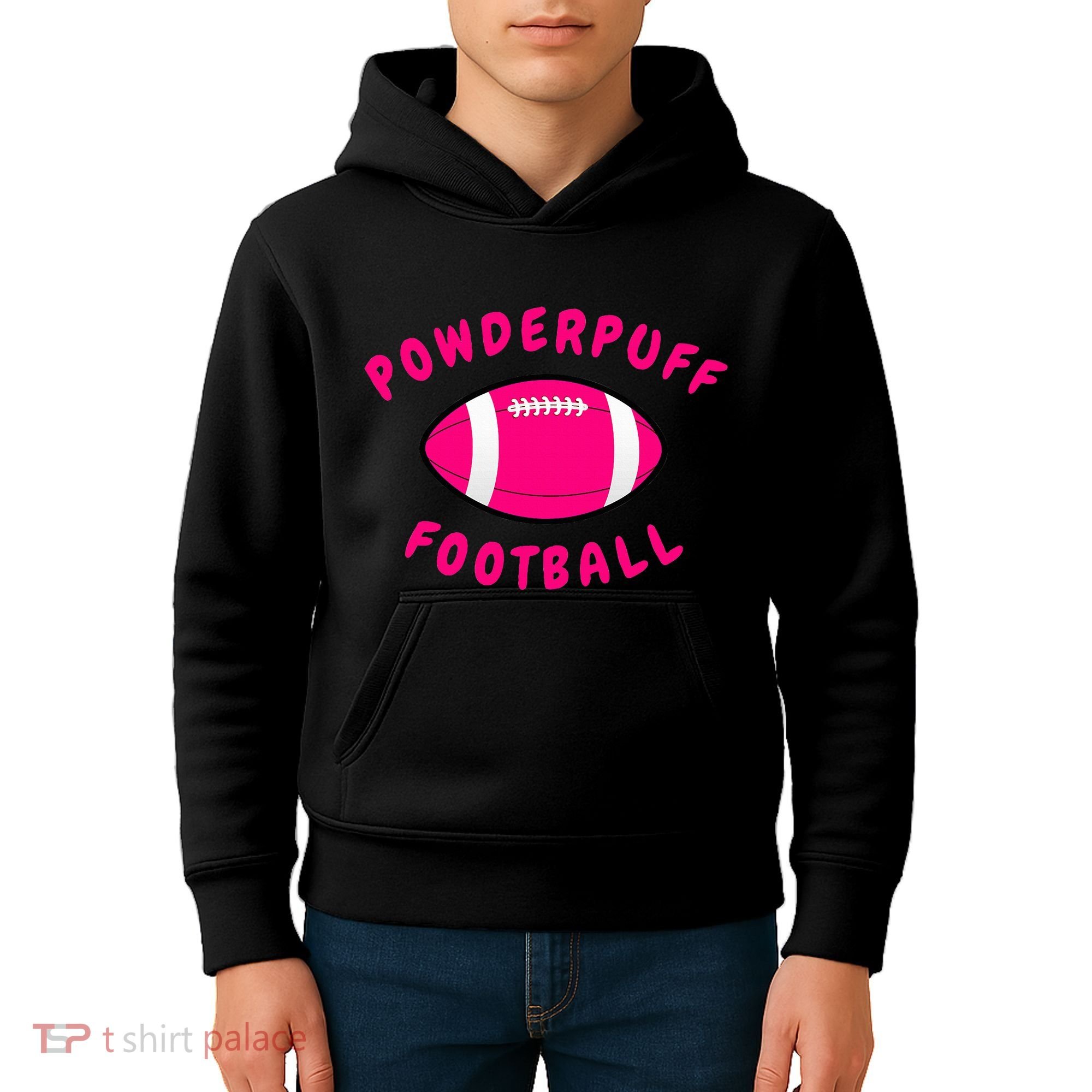 Powderpuff Football Kids Hoodie