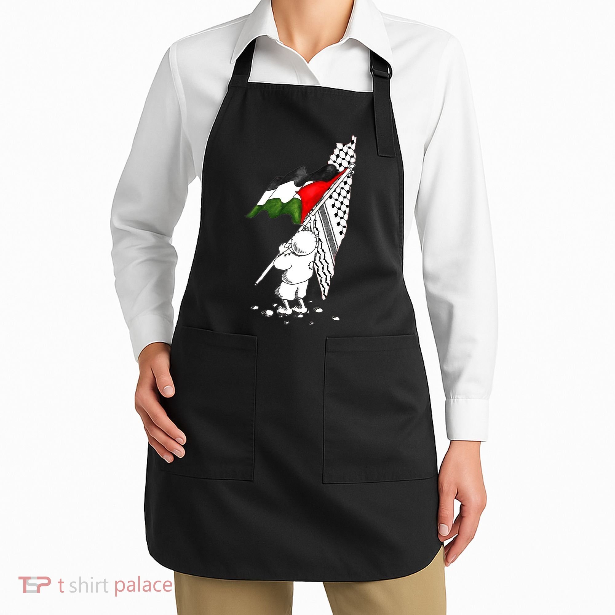 Palestine Free Palestine In Arabic Free Gaza Palestine Strong Apron
