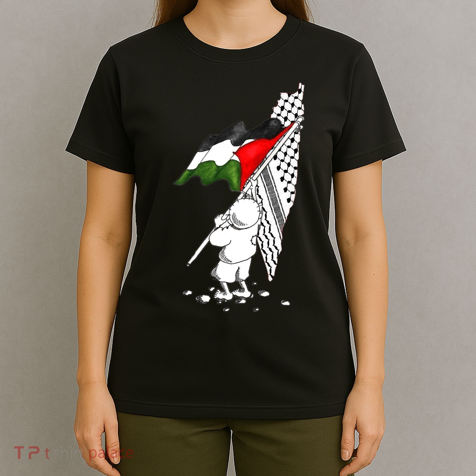 Palestine Free Palestine In Arabic Free Gaza Palestine Strong T-Shirt