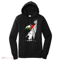 Palestine Free Palestine In Arabic Free Gaza Palestine Strong Women's Hoodie thumb 0