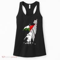 Palestine Free Palestine In Arabic Free Gaza Palestine Strong Women's Tank Top thumb 0