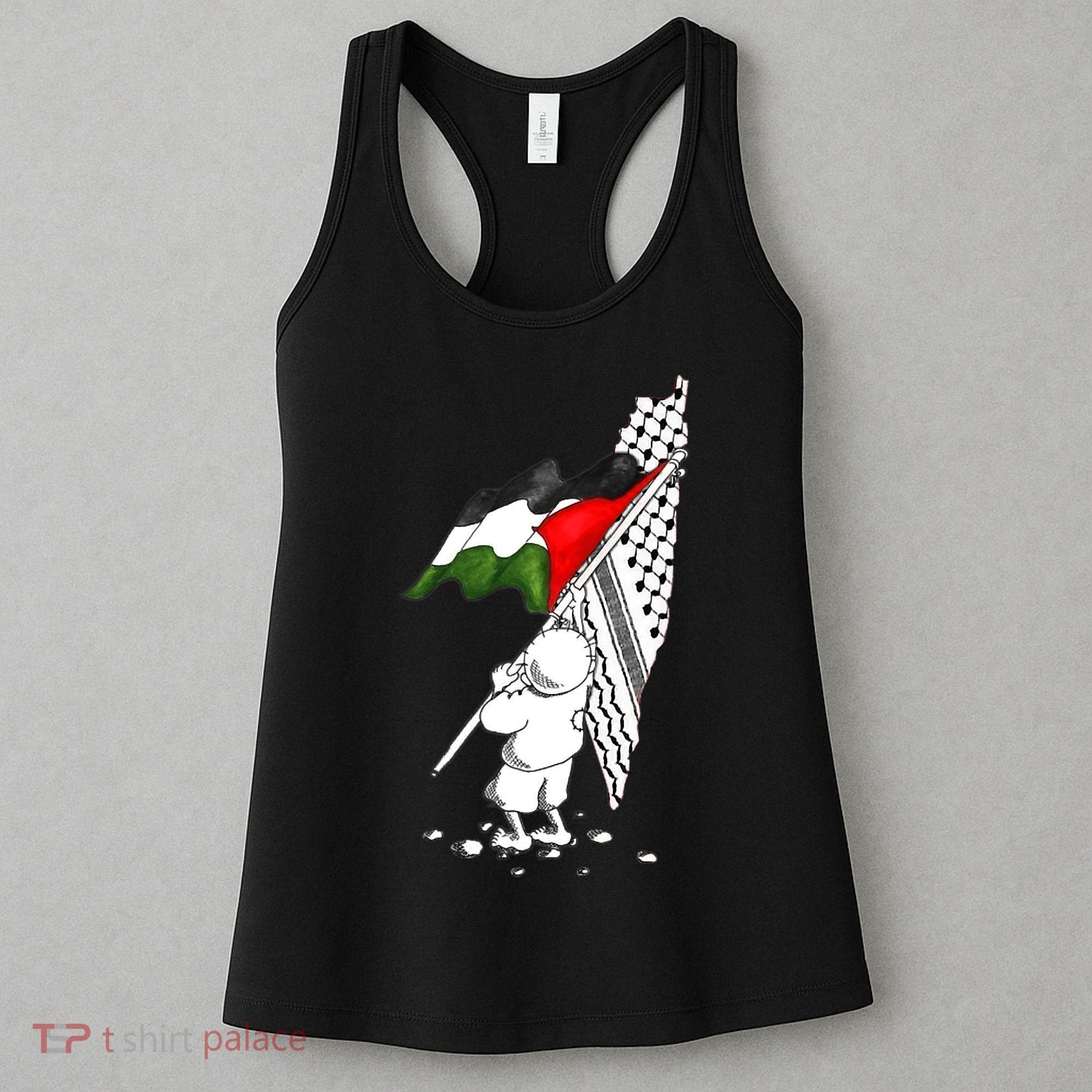 Palestine Free Palestine In Arabic Free Gaza Palestine Strong Women's Tank Top