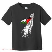 Palestine Free Palestine In Arabic Free Gaza Palestine Strong Toddler T-Shirt thumb 0