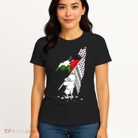Palestine Free Palestine In Arabic Free Gaza Palestine Strong Women's T-Shirt thumb 4