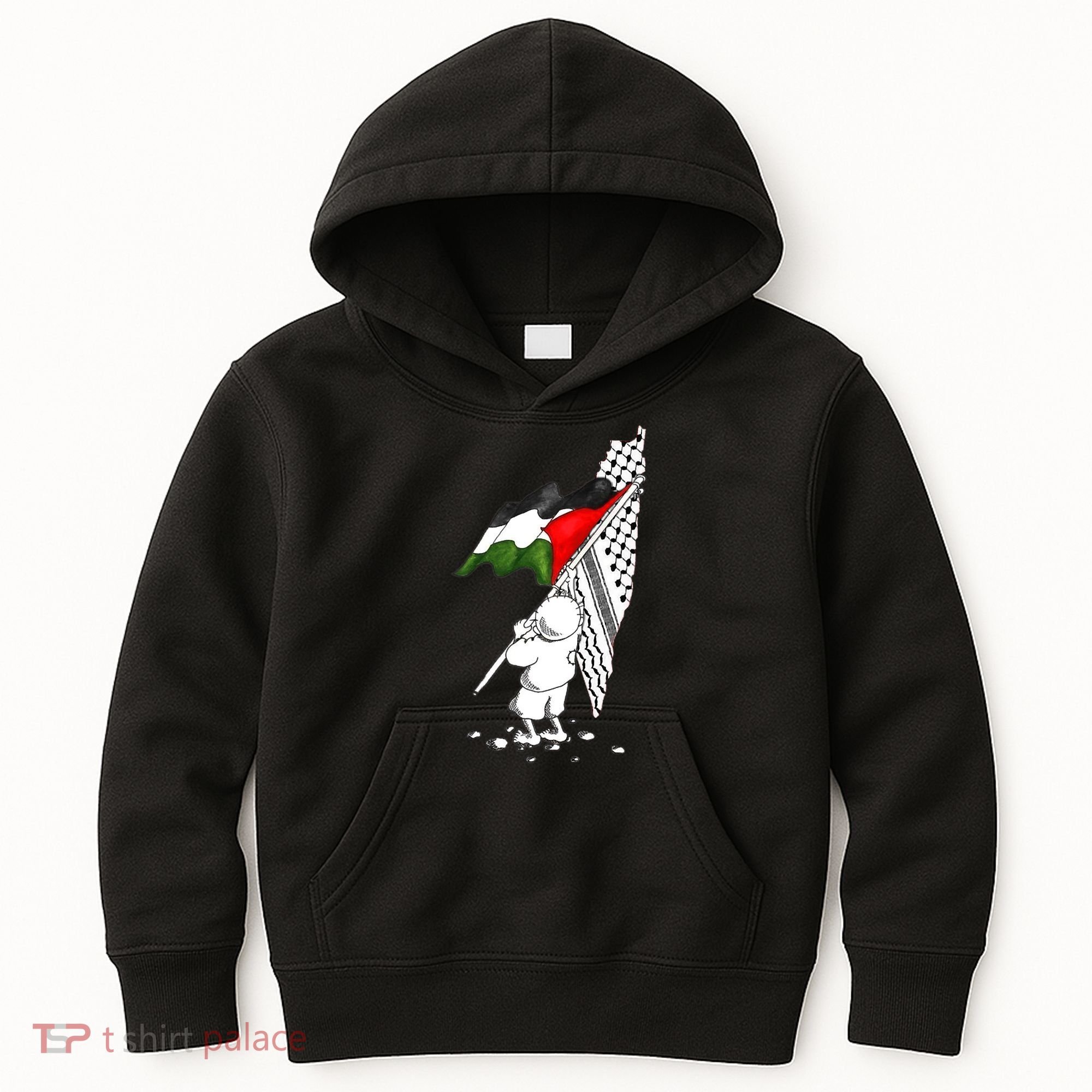 Palestine Free Palestine In Arabic Free Gaza Palestine Strong Kids Hoodie