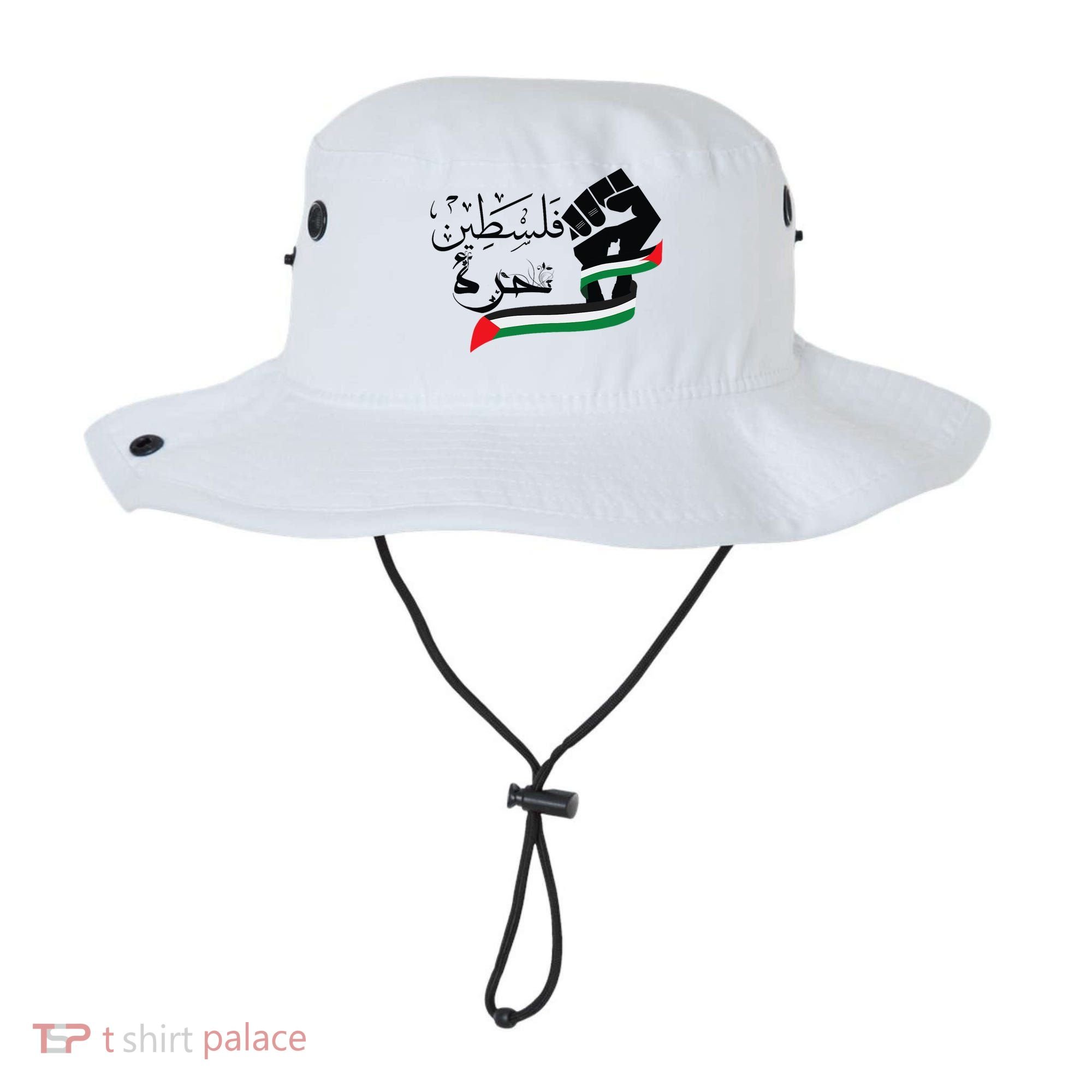Palestine Free Palestine In Arabic Free Gaza Support Palestine Bucket Hat