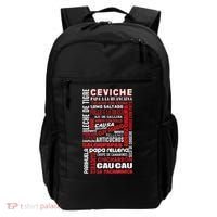 Peruvian Food Peru Foodie Chef Gastronomy Backpack thumb 0