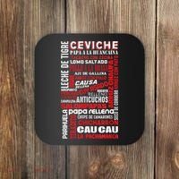 Peruvian Food Peru Foodie Chef Gastronomy Coaster thumb 0