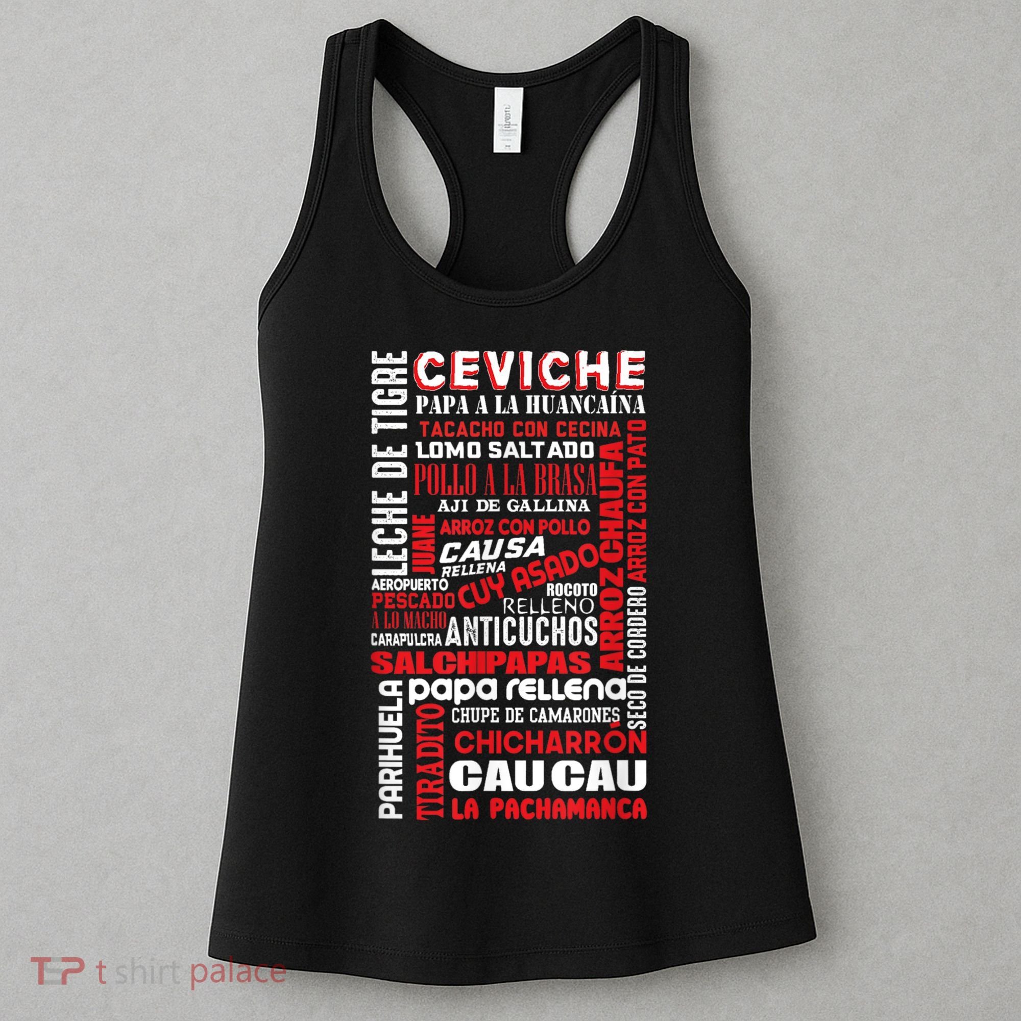 Peruvian Food Peru Foodie Chef Gastronomy Women's Tank Top