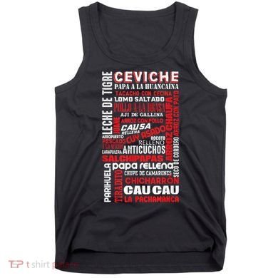 Peruvian Food Peru Foodie Chef Gastronomy Tank Top