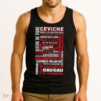 Peruvian Food Peru Foodie Chef Gastronomy Tank Top thumb 3