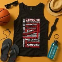 Peruvian Food Peru Foodie Chef Gastronomy Tank Top thumb 4