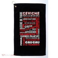 Peruvian Food Peru Foodie Chef Gastronomy Golf Towel thumb 0