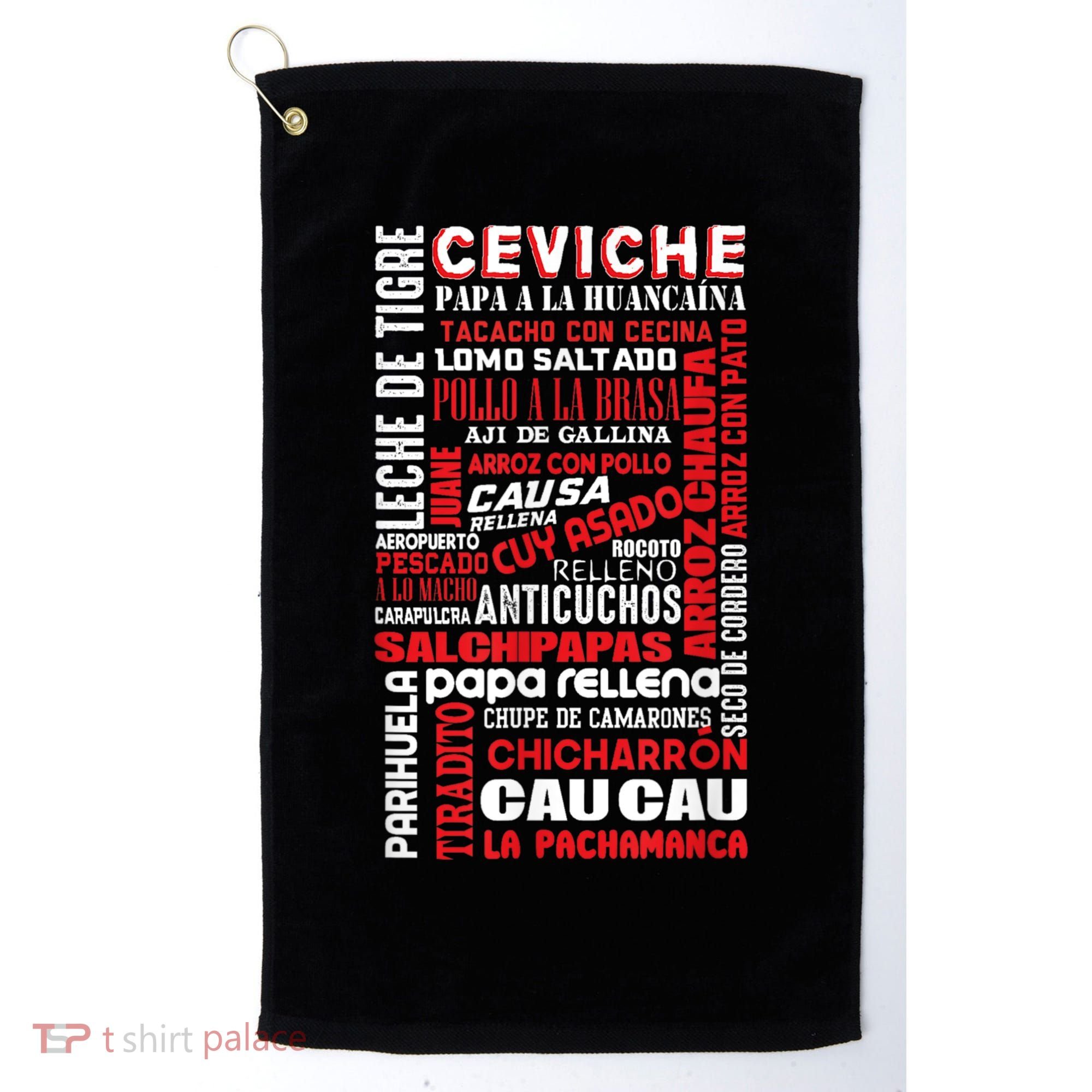 Peruvian Food Peru Foodie Chef Gastronomy Golf Towel