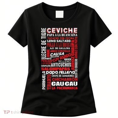 Peruvian Food Peru Foodie Chef Gastronomy Women's T-Shirt