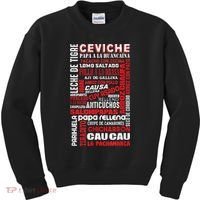 Peruvian Food Peru Foodie Chef Gastronomy Kids Sweatshirt thumb 0