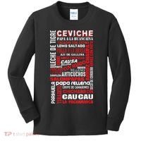Peruvian Food Peru Foodie Chef Gastronomy Kids Long Sleeve Shirt thumb 0