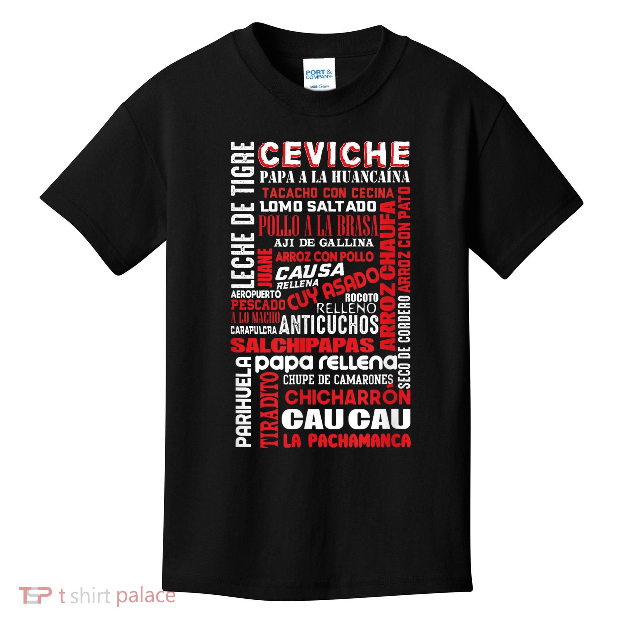 Peruvian Food Peru Foodie Chef Gastronomy Kids T-Shirt