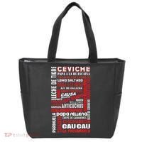 Peruvian Food Peru Foodie Chef Gastronomy Tote Bag thumb 0