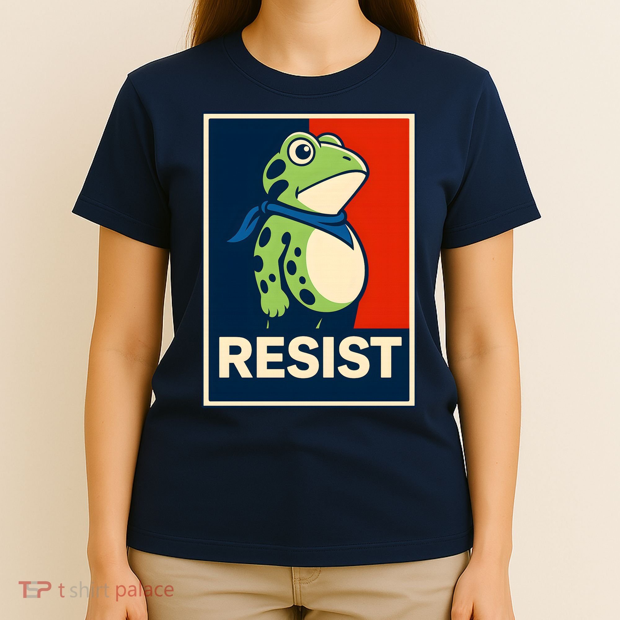 Portland Frog Protest Retro Vintage T-Shirt