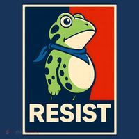 Portland Frog Protest Retro Vintage T-Shirt thumb 7