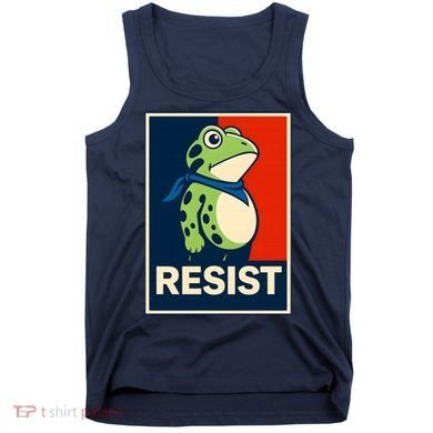 Portland Frog Protest Retro Vintage Tank Top