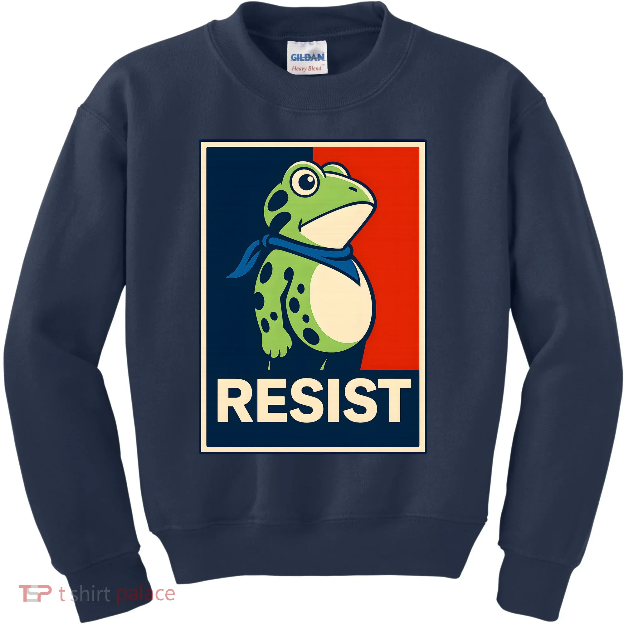 Portland Frog Protest Retro Vintage Kids Sweatshirt