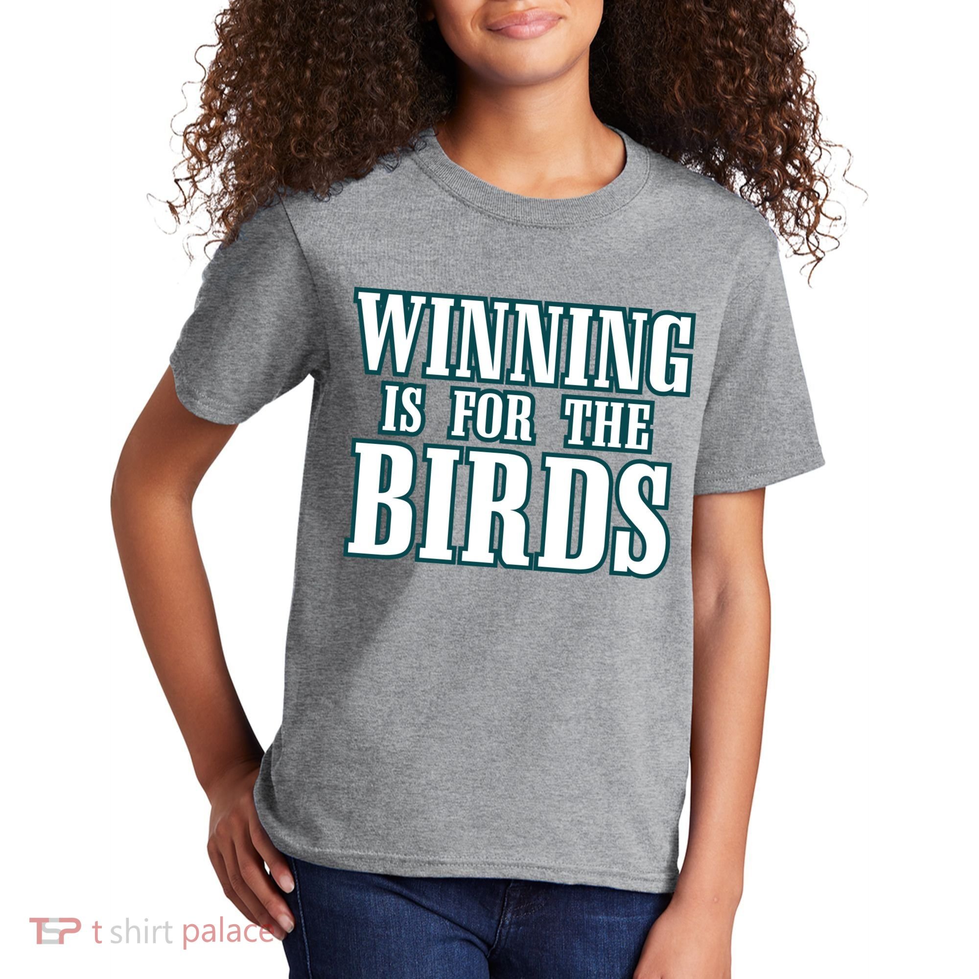 Philly Football Philadelphia Winning Is For The Birds Kids T-Shirt