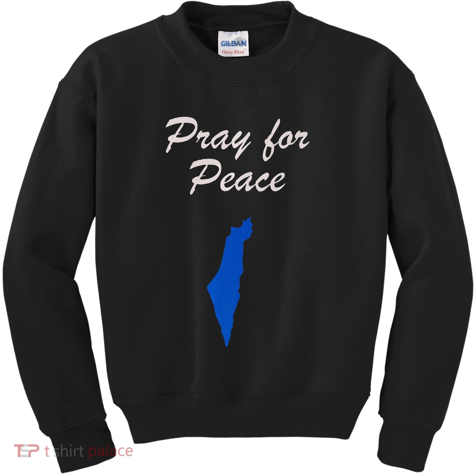 Pray for Peace in the Middle East Pray for Peace in Israel Kids Sweatshirt