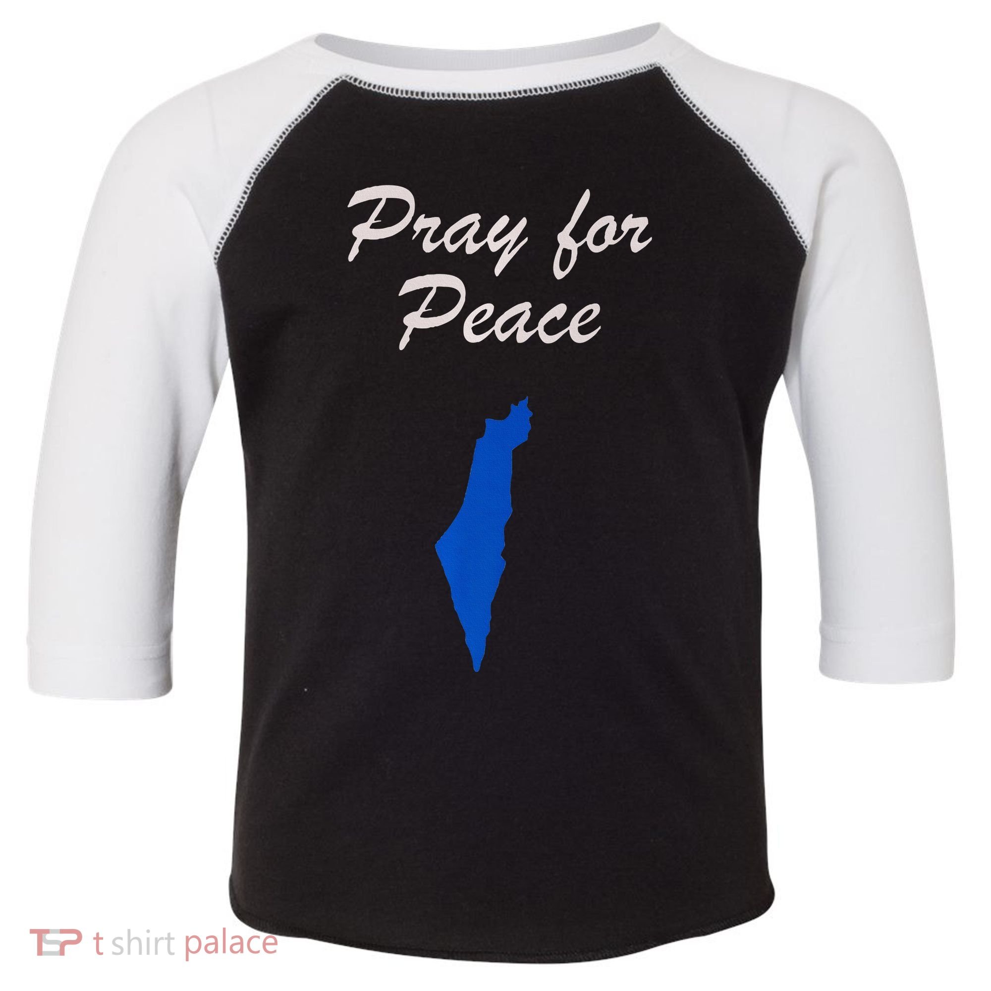 Pray for Peace in the Middle East Pray for Peace in Israel Toddler Fine Jersey T-Shirt