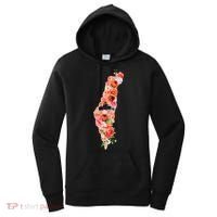 Palestine Free Palestine Gaza Floral Palestine Flag Arabic Gift Women's Hoodie thumb 0