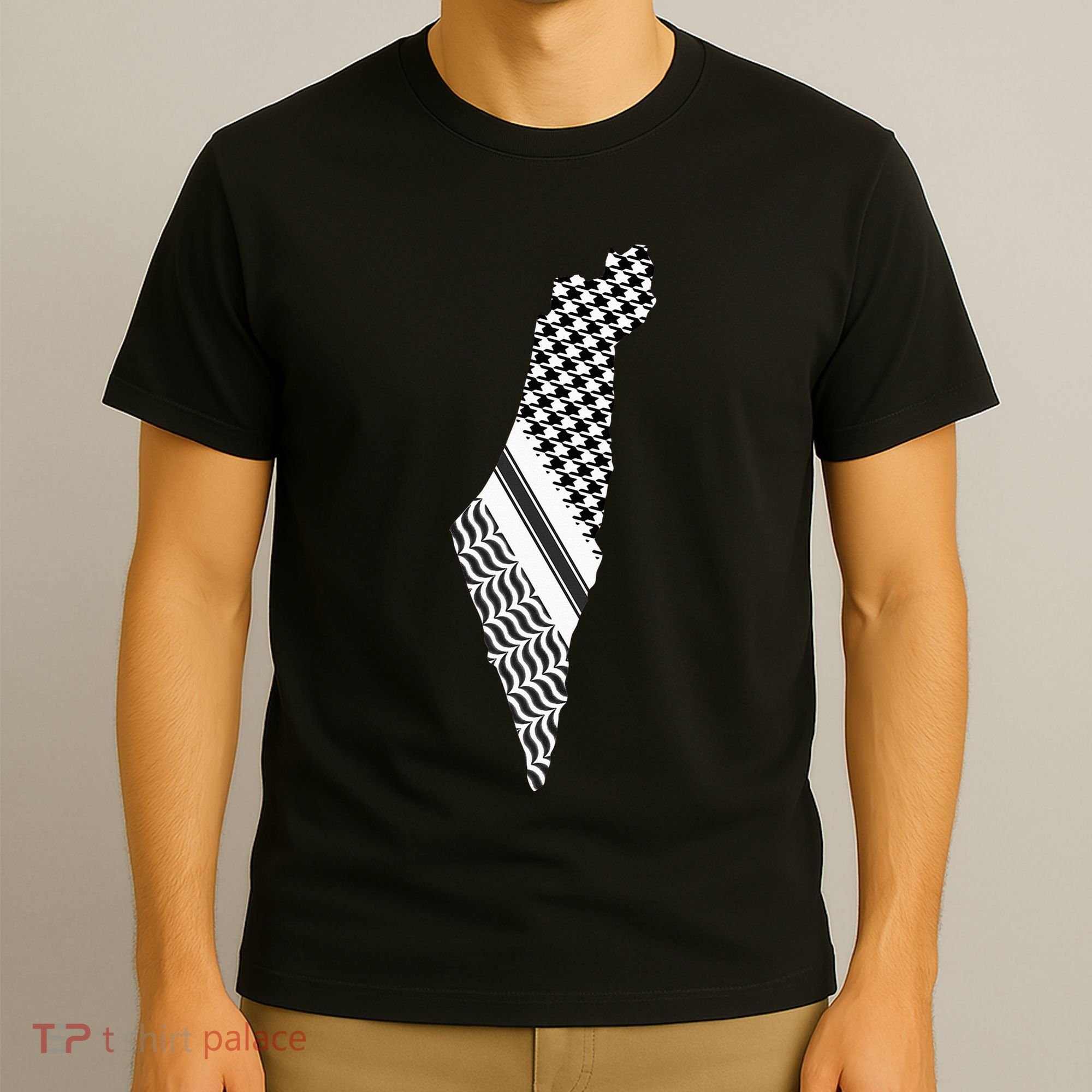 Palestine Free Palestine Free Gaza Palestine Flag Arabic T-Shirt