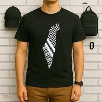 Palestine Free Palestine Free Gaza Palestine Flag Arabic T-Shirt thumb 6
