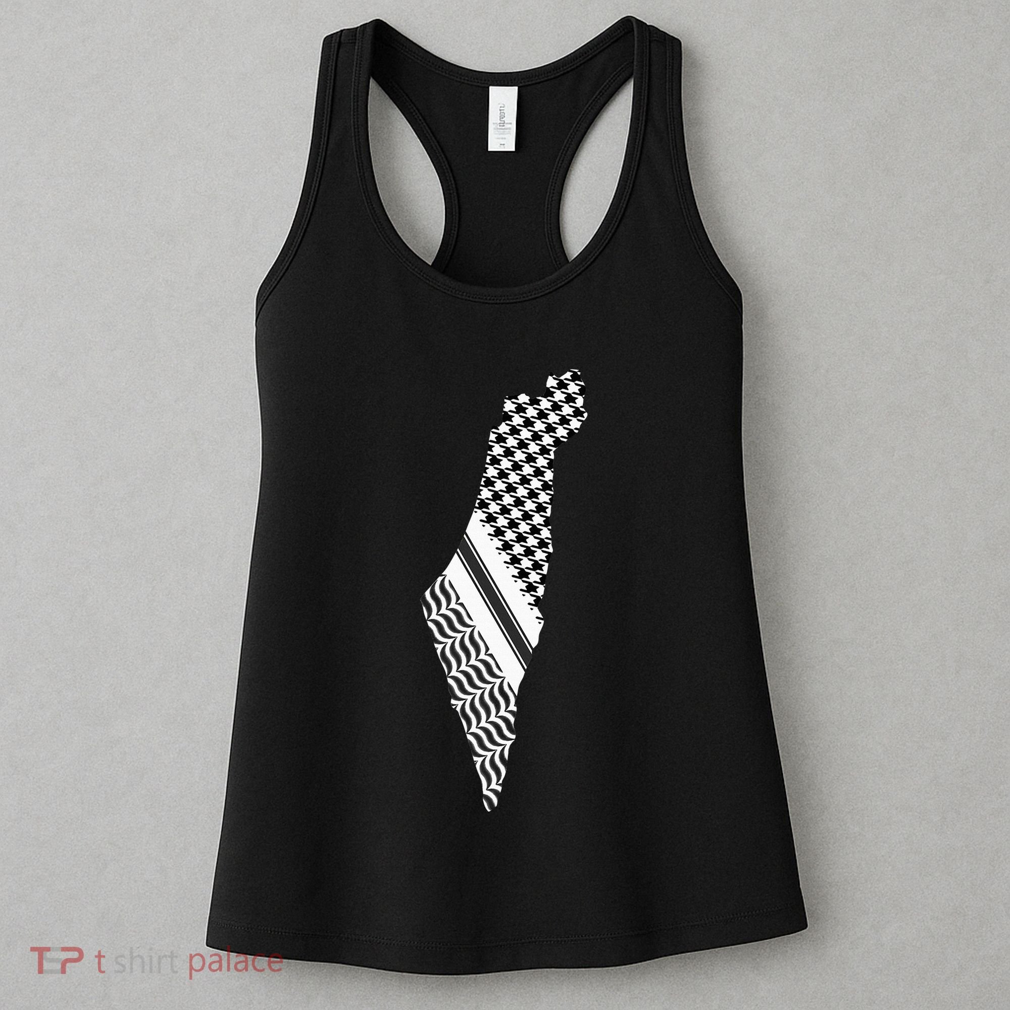 Palestine Free Palestine Free Gaza Palestine Flag Arabic Women's Tank Top