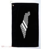 Palestine Free Palestine Free Gaza Palestine Flag Arabic Golf Towel thumb 0