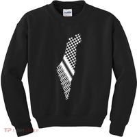 Palestine Free Palestine Free Gaza Palestine Flag Arabic Kids Sweatshirt thumb 0