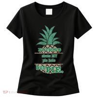 Psych! Funny Quote Nothing Shuts My Pie Hole But Pie. Women's T-Shirt thumb 0