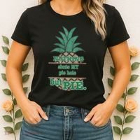 Psych! Funny Quote Nothing Shuts My Pie Hole But Pie. Women's T-Shirt thumb 2