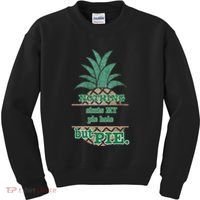 Psych! Funny Quote Nothing Shuts My Pie Hole But Pie. Kids Sweatshirt thumb 0