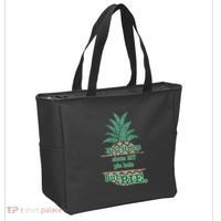 Psych! Funny Quote Nothing Shuts My Pie Hole But Pie. Tote Bag thumb 2